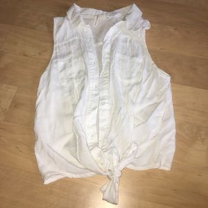 kirra button up tie shirt